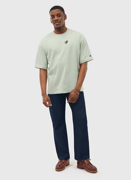 Tiger Mascot Oversized T Shirt | Percival and Champion | Cargo Olive