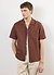 Short Sleeve Cuban Shirt | Linen | Brown