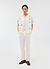 Olive Tapestry Cuban Shirt | Cotton | Ecru