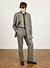 Tailored Tapered Trousers | Herringbone | Grey