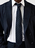Textured Stripe Tie | Navy
