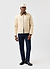 Preface Contrast Collar Jacket | Cotton Twill | Ecru