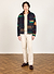 Lacquer Stripe Blanket Overshirt | Wool | Multi