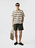Crochet Groundsman Cuban Shirt | Ecru with Black