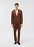 Tailored Linen Trousers | Brown
