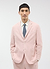 Tailored Linen Blazer | Dusty Pink