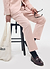 Tailored Linen Trousers | Dusty Pink