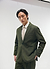 Relaxed Tailored Blazer | Micro Check | Forest