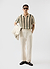 Sarti Knitted Polo Shirt | Cotton | Ecru with Forest