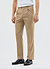 Tailored Elasticated Waist Trousers | Cotton | Tan