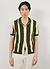 Knitted Stripe Cuban Shirt | Green