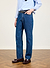 Straight Leg Denim Jeans | Cotton | Mid Wash Blue