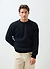 Fisherman Raglan Jumper | Wool | Black