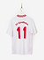 90s Adidas Shirt #39 | Percival x Classic Football Shirts | White with Red