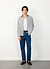 Sardine Aegean Pearce Oversized Shirt | Cotton | Black with White