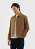 Boxy Cropped Pocket Overshirt | Brown