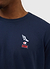 Wing Regular Fit T Shirt | Percival and Champion | Navy