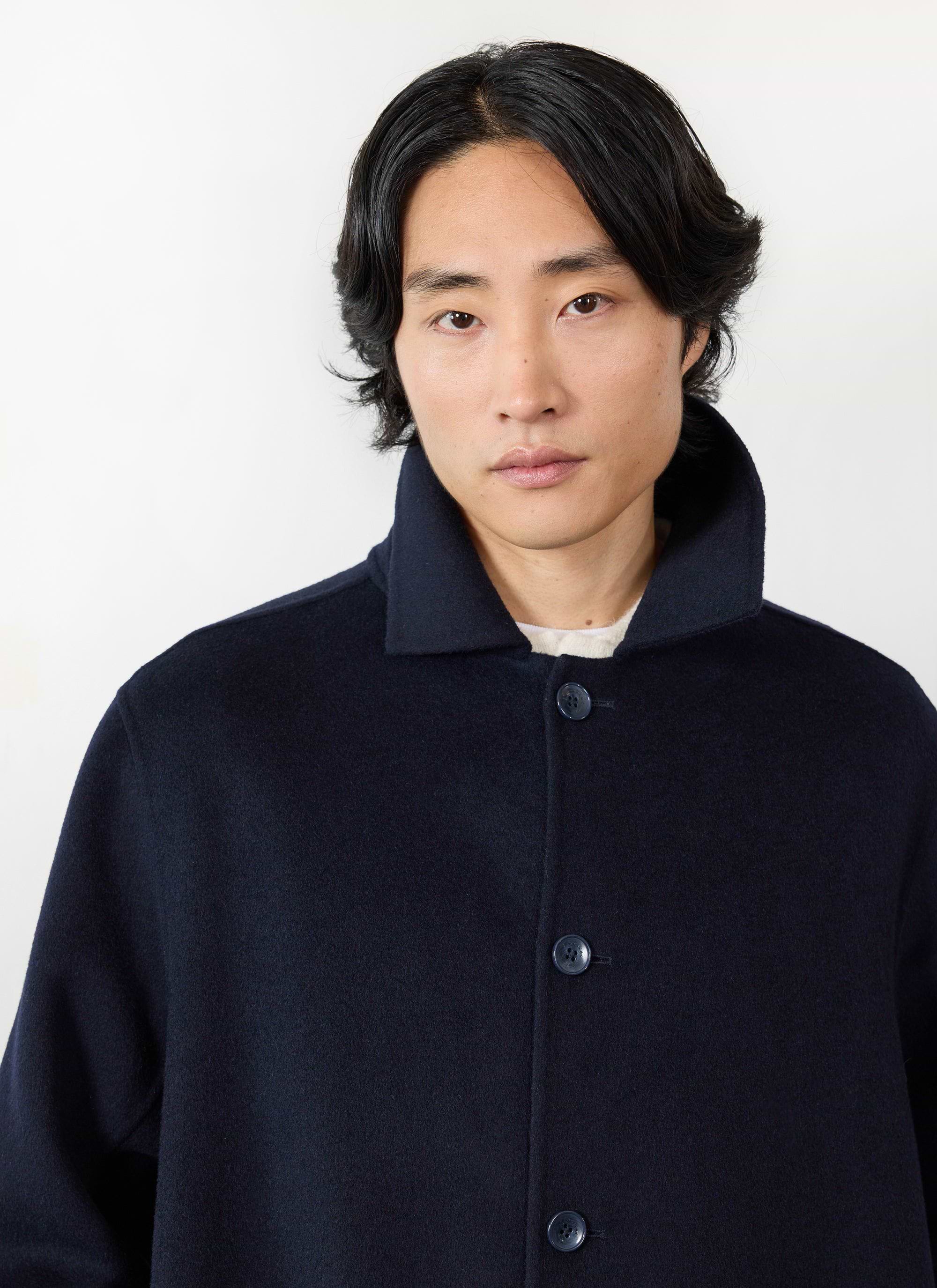 ジャケット・アウター Wool Over Coat 24AW Franco 8439 men's coat - Black Multi - Buy online at NN.07®