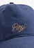 Perci Chainstitch Cap | Cotton | Navy