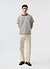 Breton Stripe T Shirt | Organic Cotton | Ecru with Navy