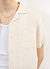 Short Sleeve Cuban Shirt | Linen | Cream