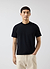 Cropped Regular Fit T Shirt | Organic Cotton | Black