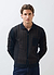 Appendix Long Sleeve Knitted Shirt | Cotton | Black with Brown