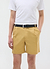 Pleated Linen Shorts | Tan