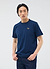 Perci Chainstitch T Shirt | Organic Cotton | Navy