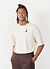 Beret Dog Oversized T Shirt | Champion and Percival | Ecru