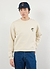 Embroidered Perci Olive Sweatshirt | Ecru