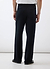 Chronicle Knitted Straight Leg Trackpant | Cotton | Black