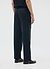 Wide Leg Trousers | Linen | Black