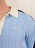 Point Long Sleeve Knit Polo | Prince x Percival | Sky
