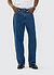 Wide Leg Denim Jeans | Mid Wash Blue