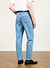 Straight Leg Denim Jeans | Cotton | Light Wash Blue