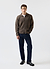 Archive Wool Knitted Collared Cardigan | Brown