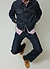 Straight Leg Denim Jeans | Cotton | Dark Indigo