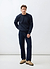 Fisherman Raglan Jumper | Wool | Navy