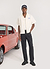 Pit Crew Boxy Shirt | Percival x Ford | Ecru