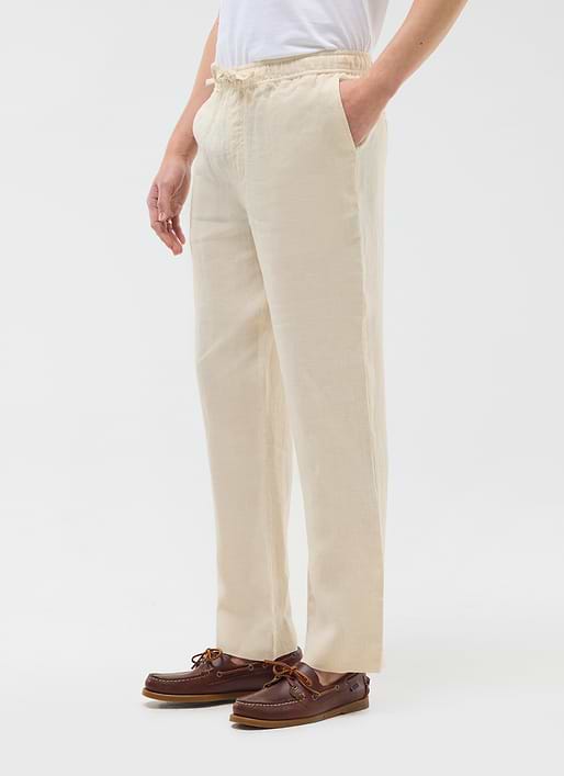 Linen Everyday Trousers | Cream