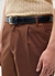 Pleated Linen Shorts | Brown
