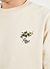 Embroidered Perci Olive Sweatshirt | Ecru