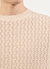 Siena Knitted T Shirt | Cotton | Ecru