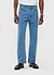 Straight Leg Denim Jeans | Cotton | Light Wash Blue