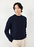 Cable Knit Jumper | Wool | Navy