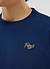 Perci Chainstitch T Shirt | Organic Cotton | Navy