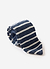 Stripe Linen Tie | Navy Marl