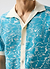 Farraris Negroni Knitted Shirt | Cotton | Blue with White
