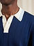 Doubles Knitted Polo | Prince x Percival | Navy